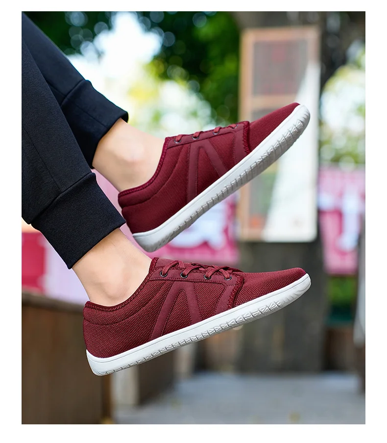 Mens Barefoot Shoes Zero Drop Minimalist Running Wide Toe Box Shoe Tennis Walking Shoes Breathable Wide Width Sneakers for Women
