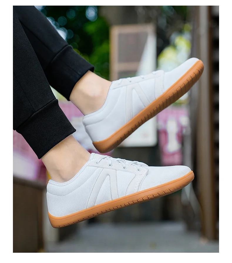 Mens Barefoot Shoes Zero Drop Minimalist Running Wide Toe Box Shoe Tennis Walking Shoes Breathable Wide Width Sneakers for Women