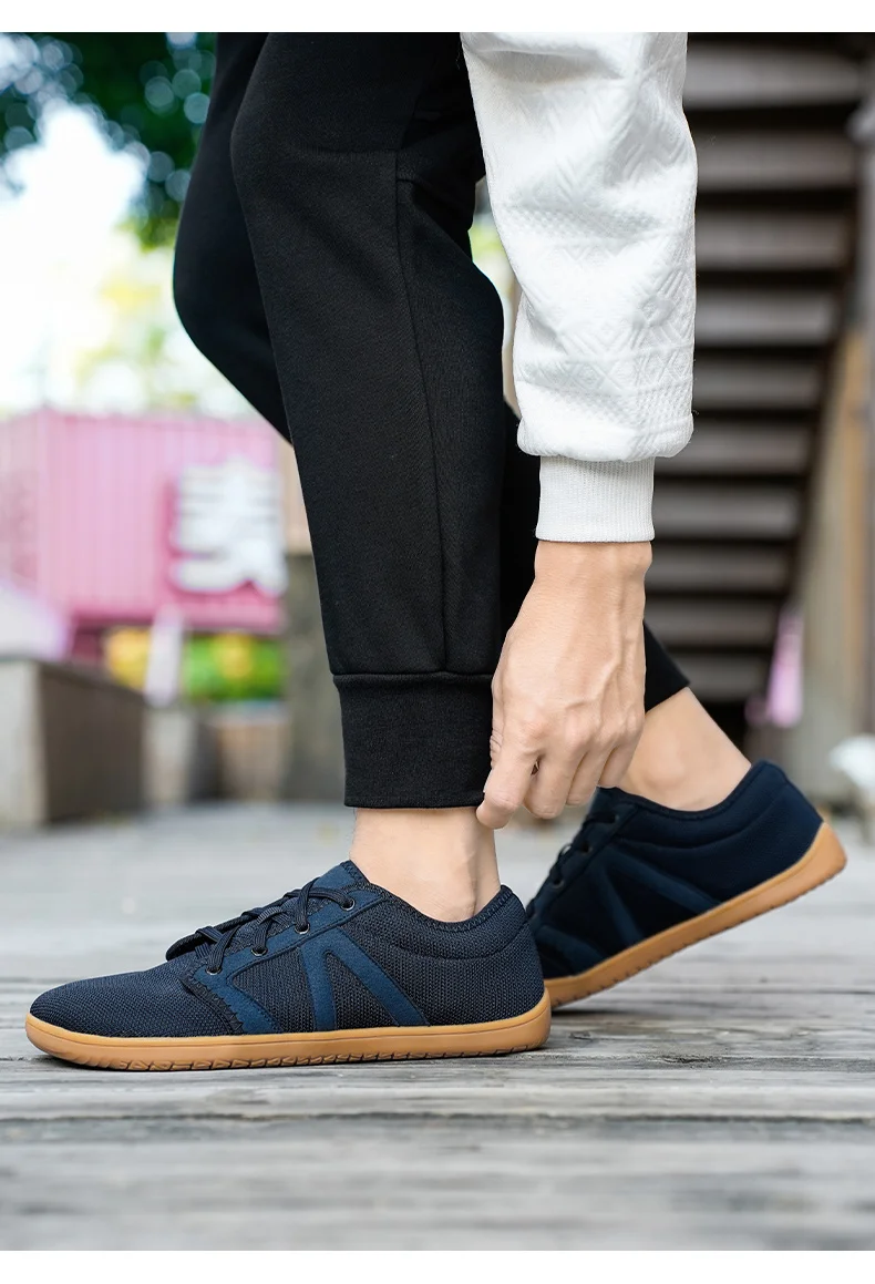 Mens Barefoot Shoes Zero Drop Minimalist Running Wide Toe Box Shoe Tennis Walking Shoes Breathable Wide Width Sneakers for Women