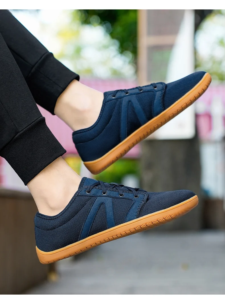 Mens Barefoot Shoes Zero Drop Minimalist Running Wide Toe Box Shoe Tennis Walking Shoes Breathable Wide Width Sneakers for Women