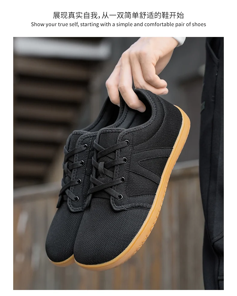 Mens Barefoot Shoes Zero Drop Minimalist Running Wide Toe Box Shoe Tennis Walking Shoes Breathable Wide Width Sneakers for Women