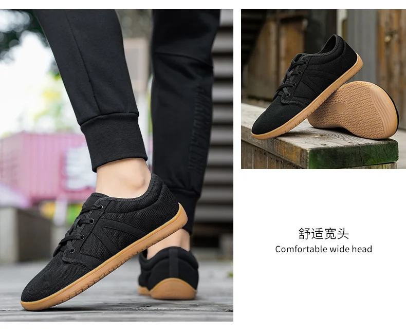 Mens Barefoot Shoes Zero Drop Minimalist Running Wide Toe Box Shoe Tennis Walking Shoes Breathable Wide Width Sneakers for Women