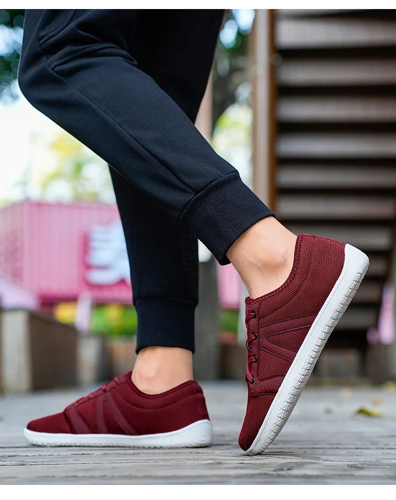 Mens Barefoot Shoes Zero Drop Minimalist Running Wide Toe Box Shoe Tennis Walking Shoes Breathable Wide Width Sneakers for Women