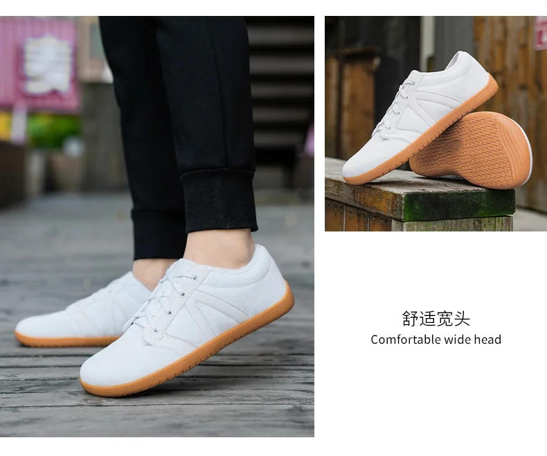 Mens Barefoot Shoes Zero Drop Minimalist Running Wide Toe Box Shoe Tennis Walking Shoes Breathable Wide Width Sneakers for Women