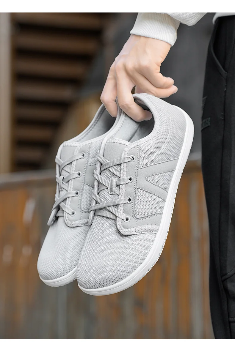 Mens Barefoot Shoes Zero Drop Minimalist Running Wide Toe Box Shoe Tennis Walking Shoes Breathable Wide Width Sneakers for Women