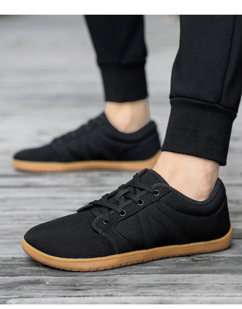 Mens Barefoot Shoes Zero Drop Minimalist Running Wide Toe Box Shoe Tennis Walking Shoes Breathable Wide Width Sneakers for Women