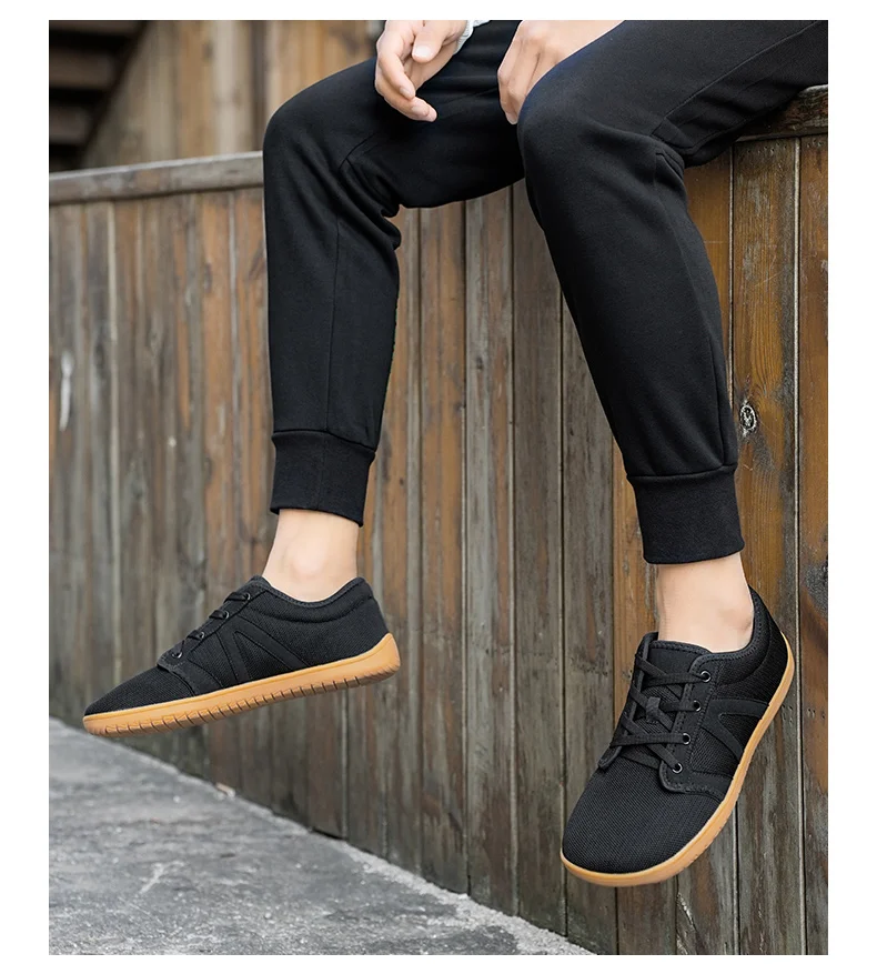 Mens Barefoot Shoes Zero Drop Minimalist Running Wide Toe Box Shoe Tennis Walking Shoes Breathable Wide Width Sneakers for Women