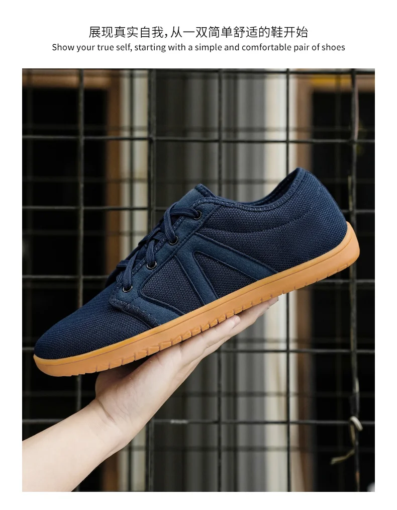 Mens Barefoot Shoes Zero Drop Minimalist Running Wide Toe Box Shoe Tennis Walking Shoes Breathable Wide Width Sneakers for Women