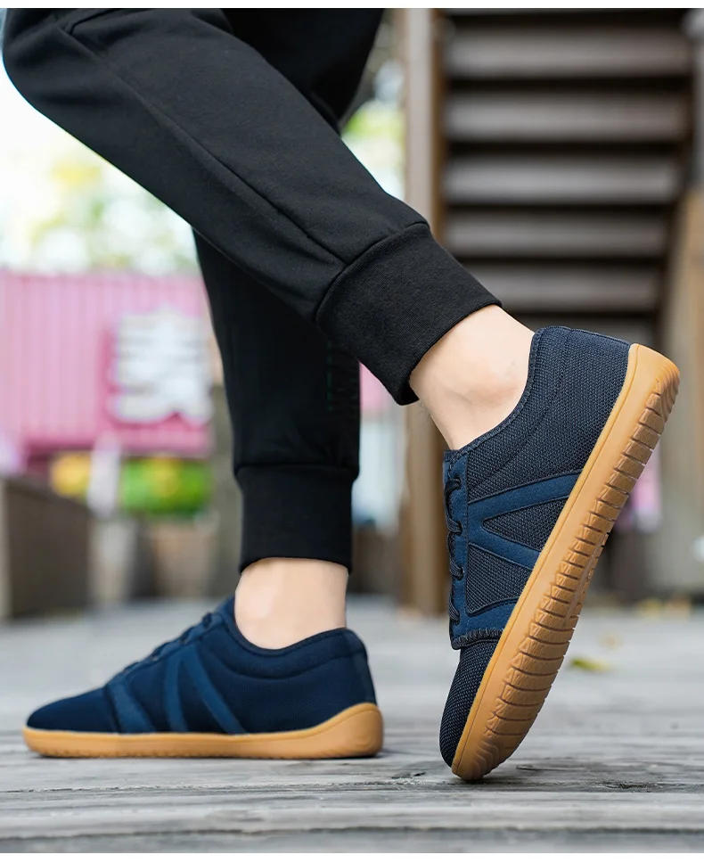 Mens Barefoot Shoes Zero Drop Minimalist Running Wide Toe Box Shoe Tennis Walking Shoes Breathable Wide Width Sneakers for Women