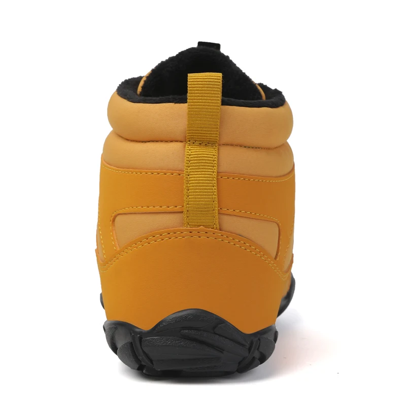 Snow Boots Waterproof Men Winter Shoes Barefoot Ankle Boots 36-46 Couple Snow Shoes Outdoor Hiking Shoes Fur Warm Plush Boots