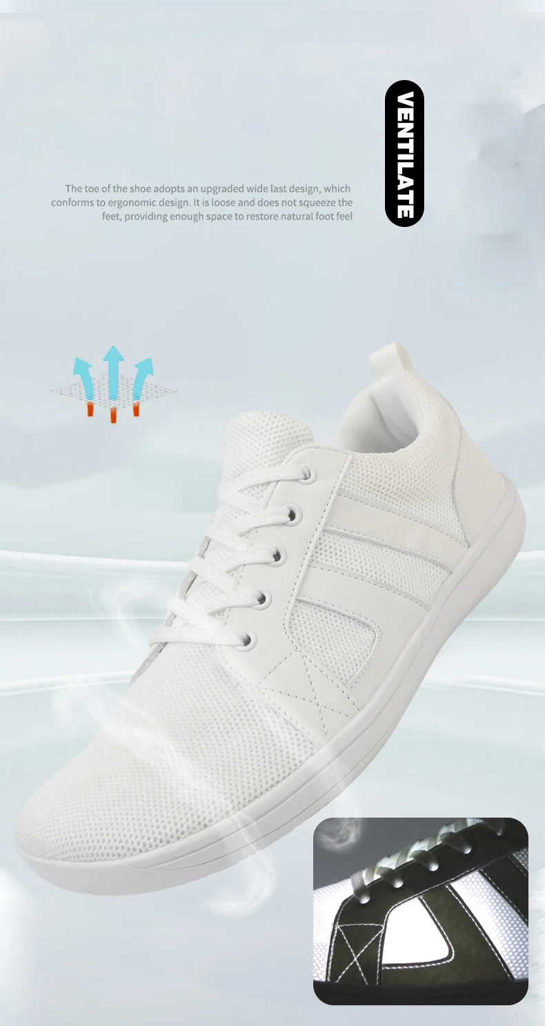 Wide-toe Barefoot Flat Shoes Rubber Outsole Outdoor Casual Shoes Suitable For Gym Office Driving Ladies Yoga Shoes Dance Shoes