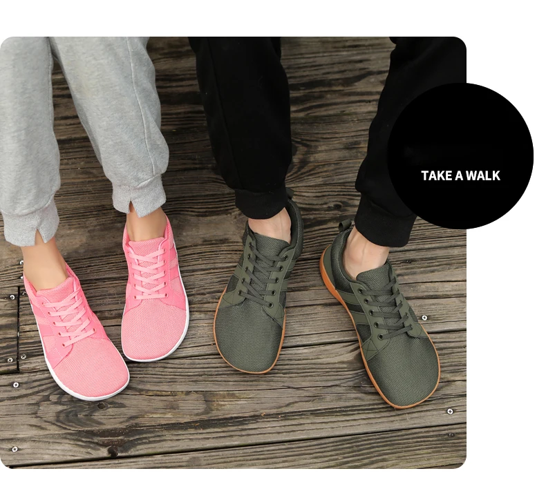 Wide-toe Barefoot Flat Shoes Rubber Outsole Outdoor Casual Shoes Suitable For Gym Office Driving Ladies Yoga Shoes Dance Shoes