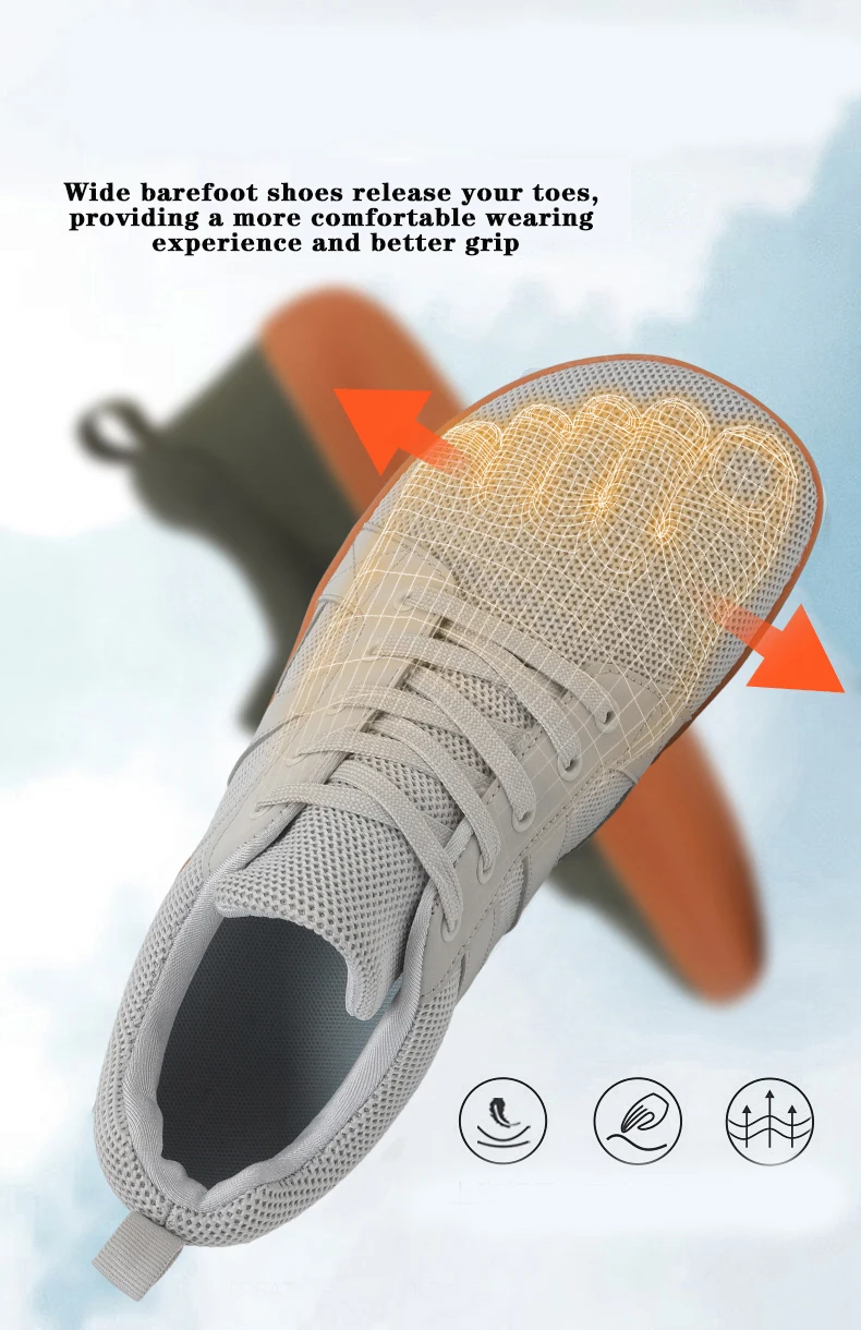 Wide-toe Barefoot Flat Shoes Rubber Outsole Outdoor Casual Shoes Suitable For Gym Office Driving Ladies Yoga Shoes Dance Shoes