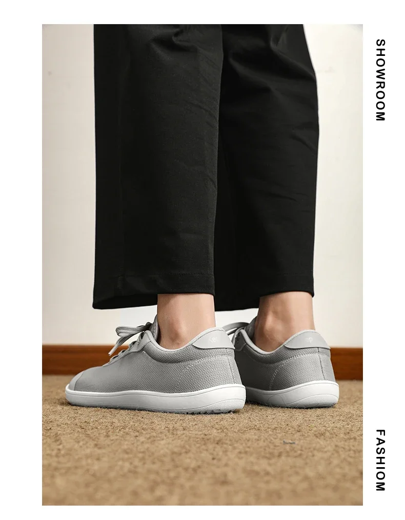 Unisex Wide Barefoot Sneakers Men's Wide Slip on Barefoot Walking Shoes | Zero Drop Sole | Minimalist Footwear | Wide Toe Box