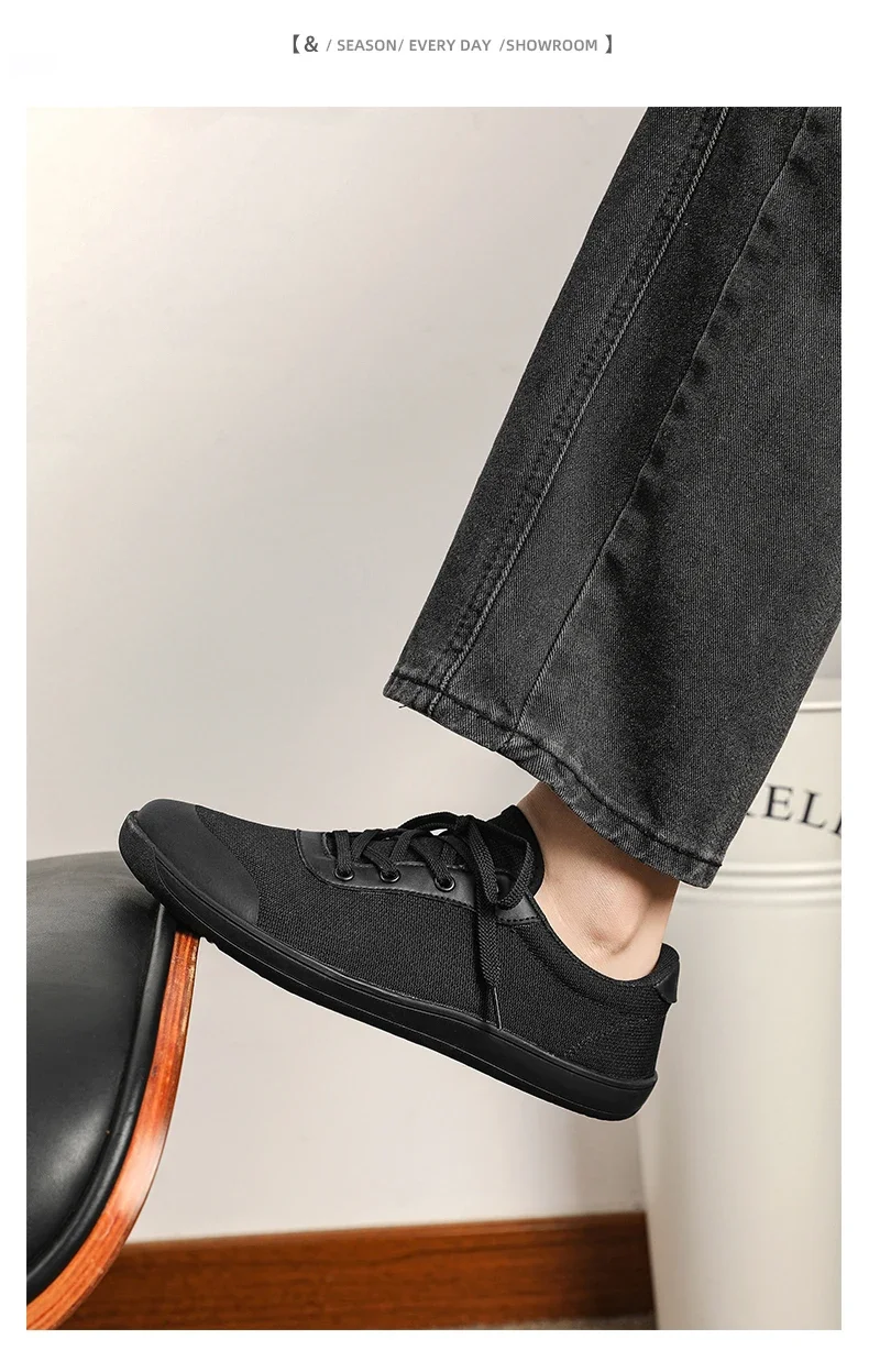 Unisex Wide Barefoot Sneakers Men's Wide Slip on Barefoot Walking Shoes | Zero Drop Sole | Minimalist Footwear | Wide Toe Box