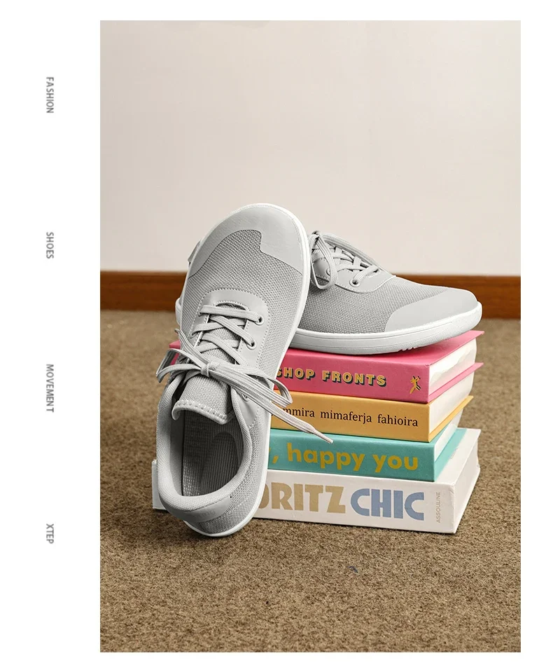 Unisex Wide Barefoot Sneakers Men's Wide Slip on Barefoot Walking Shoes | Zero Drop Sole | Minimalist Footwear | Wide Toe Box