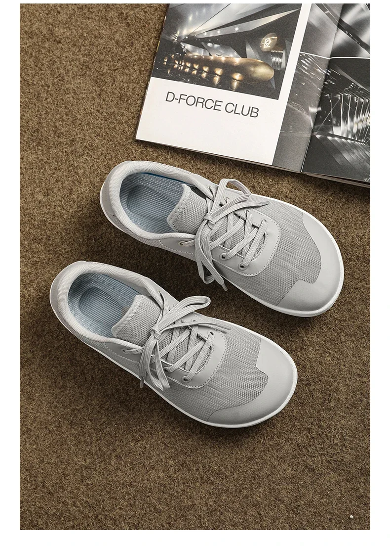 Unisex Wide Barefoot Sneakers Men's Wide Slip on Barefoot Walking Shoes | Zero Drop Sole | Minimalist Footwear | Wide Toe Box