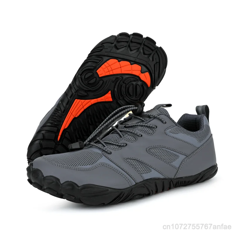 Men's Minimalist Trail Running Barefoot Shoes Wide Toe Box Zero Drop Aqua Sock Shoes for Kayaking Boating Hiking Surfing Walking
