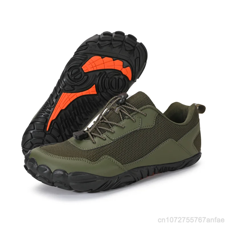 Men's Minimalist Trail Running Barefoot Shoes Wide Toe Box Zero Drop Aqua Sock Shoes for Kayaking Boating Hiking Surfing Walking
