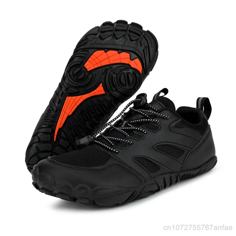 Men's Minimalist Trail Running Barefoot Shoes Wide Toe Box Zero Drop Aqua Sock Shoes for Kayaking Boating Hiking Surfing Walking