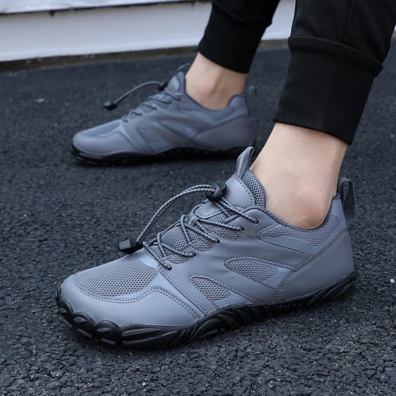 Men's Minimalist Trail Running Barefoot Shoes Wide Toe Box Zero Drop Aqua Sock Shoes for Kayaking Boating Hiking Surfing Walking