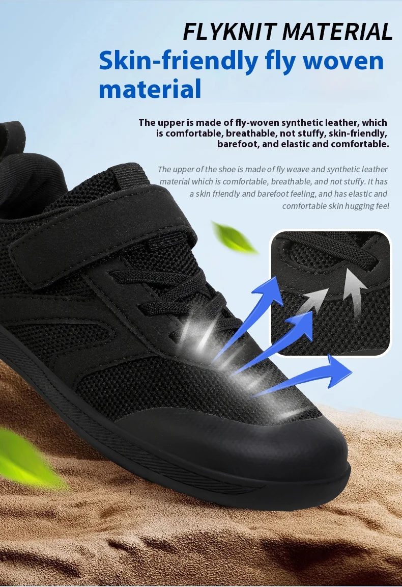 New Kids Barefoot Sneakers Cross Trainer Breathable Comfort Knit Sole Girls Boys Walking Shoes Outdoor Non Slip Children Shoes