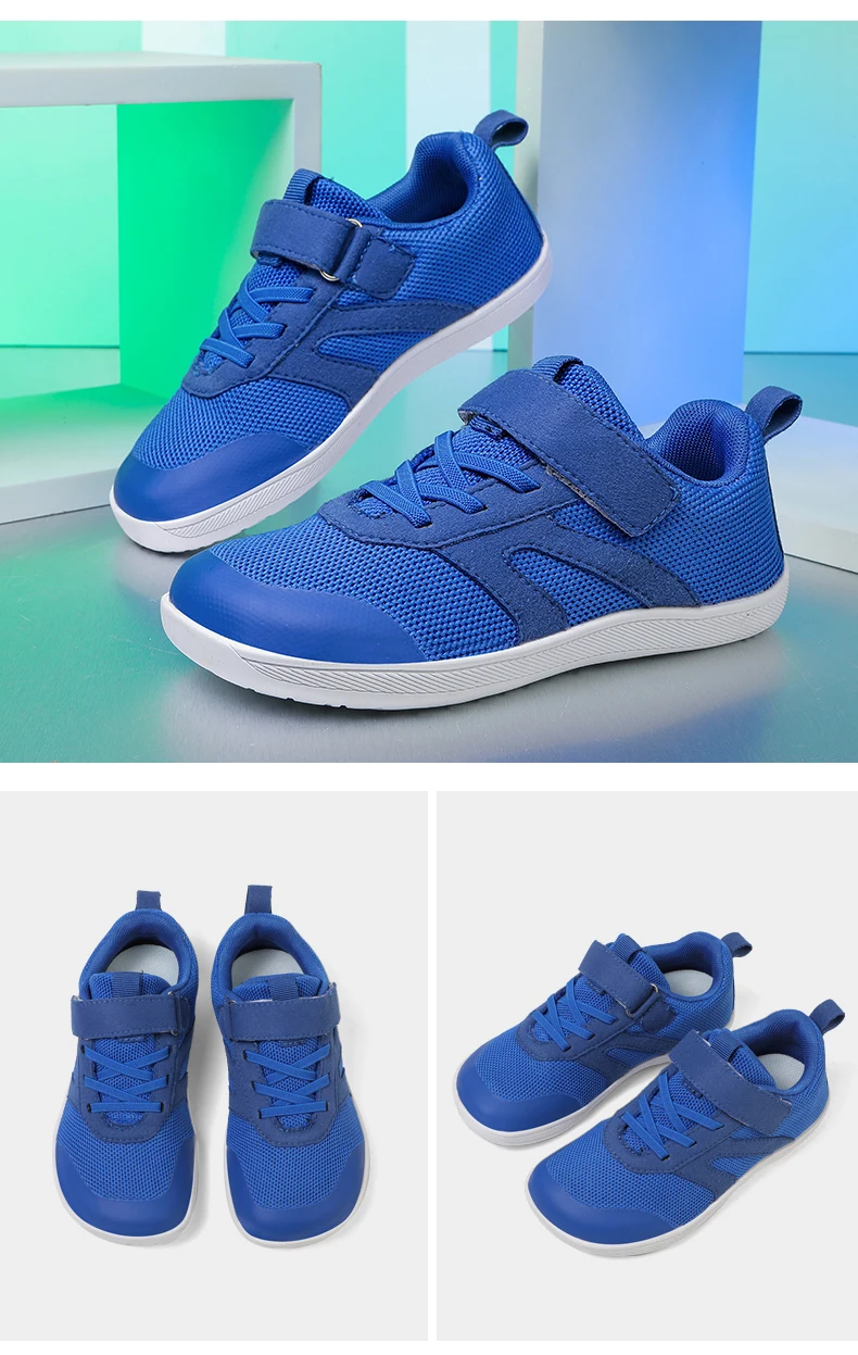 New Kids Barefoot Sneakers Cross Trainer Breathable Comfort Knit Sole Girls Boys Walking Shoes Outdoor Non Slip Children Shoes