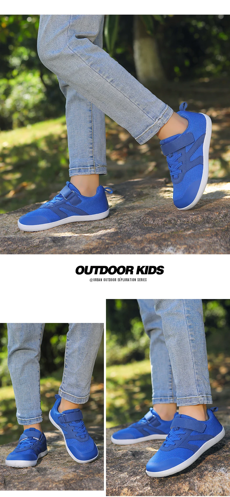 New Kids Barefoot Sneakers Cross Trainer Breathable Comfort Knit Sole Girls Boys Walking Shoes Outdoor Non Slip Children Shoes
