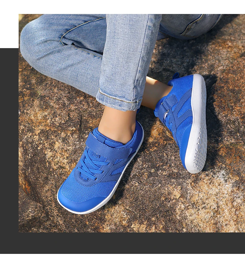 New Kids Barefoot Sneakers Cross Trainer Breathable Comfort Knit Sole Girls Boys Walking Shoes Outdoor Non Slip Children Shoes
