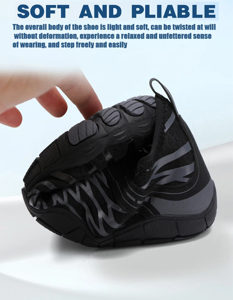 Large size Wading Shoes Men's Women's Outdoor Barefoot Beach Shoes Breathable Swimming Fitness Shoes Unisex Water Sports Shoes