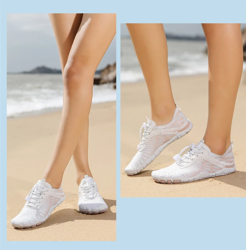 Large size Wading Shoes Men's Women's Outdoor Barefoot Beach Shoes Breathable Swimming Fitness Shoes Unisex Water Sports Shoes