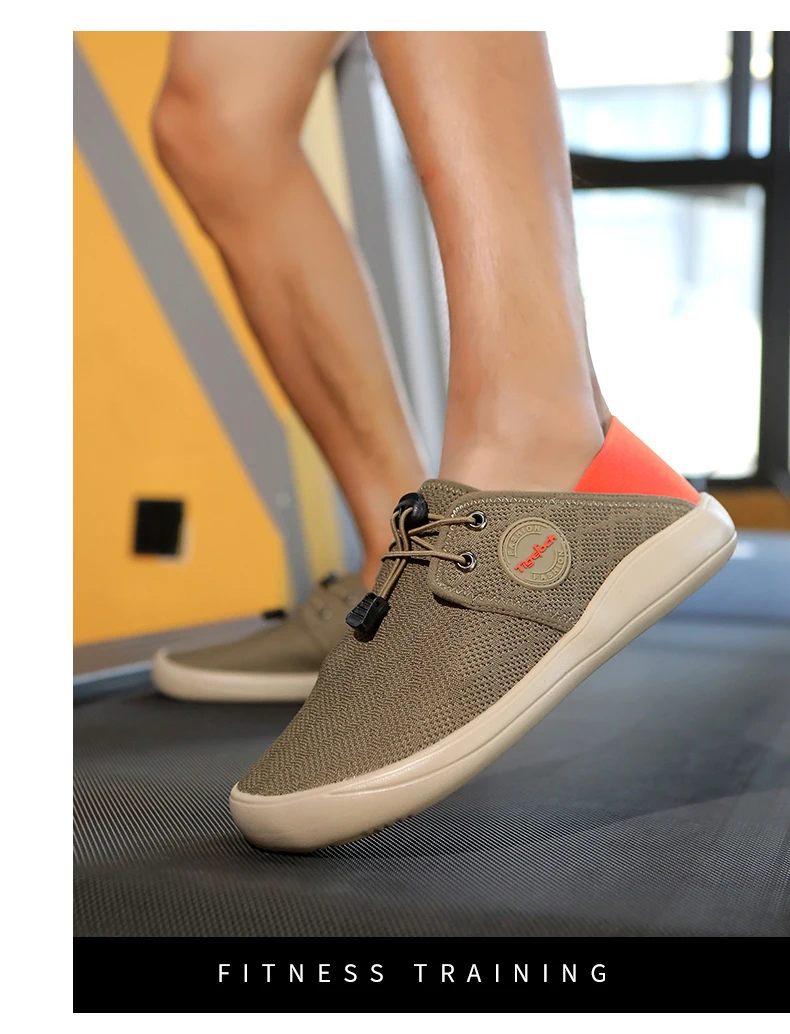 New Breathable Mesh Men Barefoot Wide-toed Shoes barefoot casual shoes and Anti slip and wear-resistant outdoors fitness sneaker