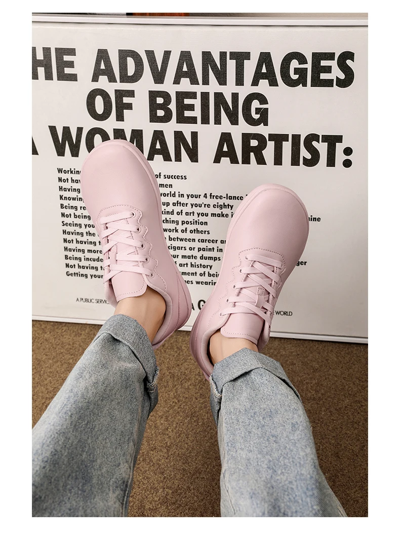 Men's Vulcanized Shoes Comfortable Wide Toe Barefoot Shoes Zero Drop Minimalist Sneakers Unisex Lace Up Non Slip Walking Shoes