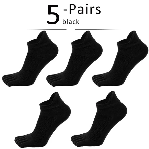 5 Pairs black