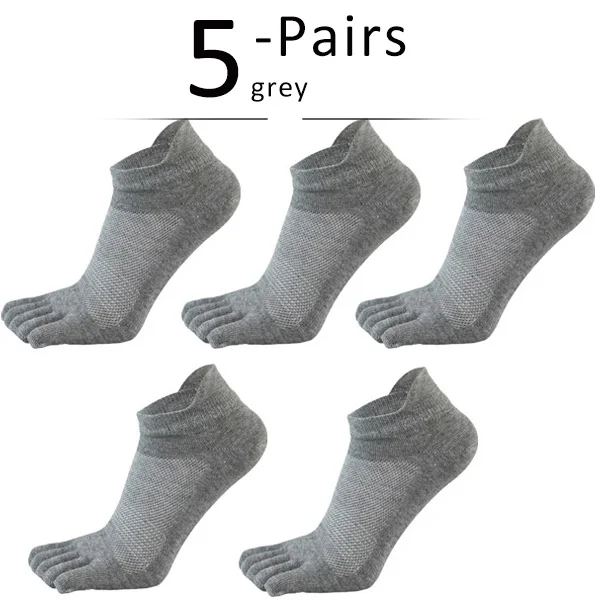 5 Pairs grey